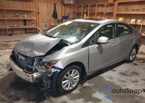 2012 Honda Civic Ex-L из США, поврежденный, VIN 19XFB2F95CE007169